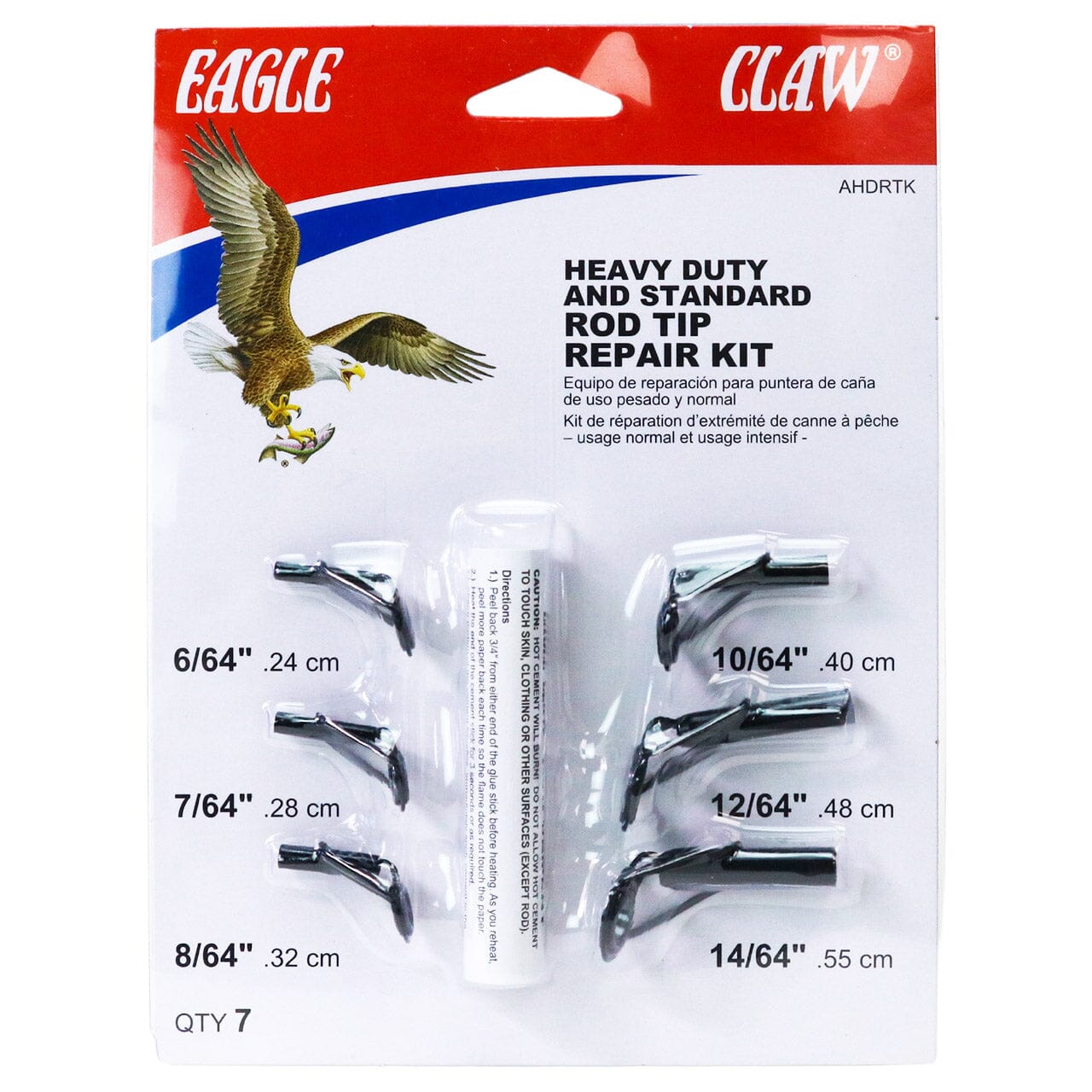 Eagle Claw Rod Tip Repair Kit Heavy Duty And Standard-