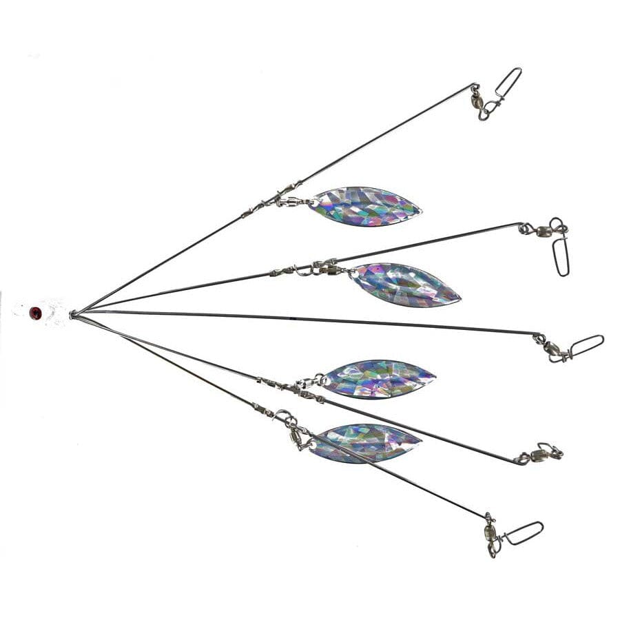 Georgia Blade A-Rig 8" 4 Hologram Blades 5-Wire 5-Hook-
