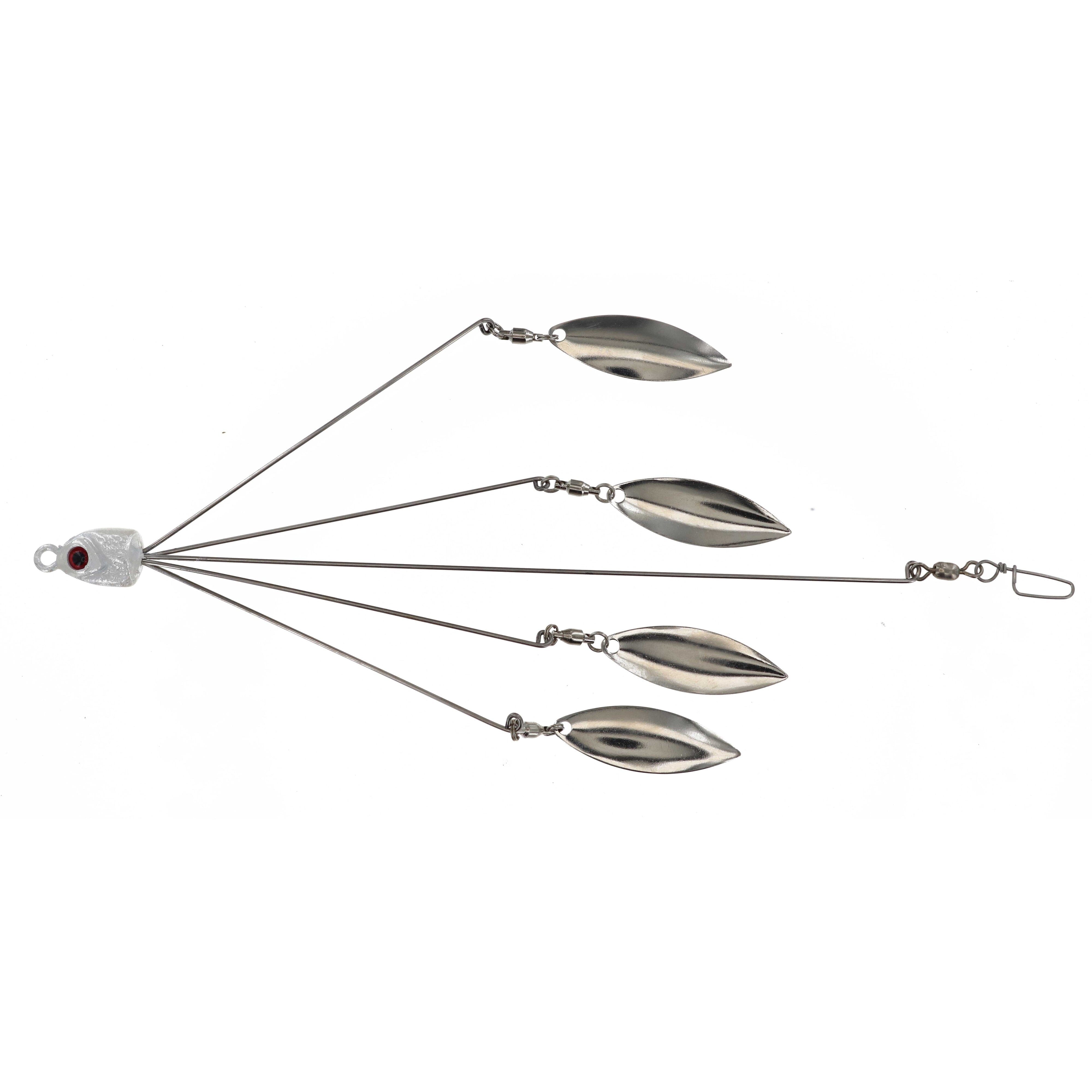 Georgia Blade A-Rig 8" 4 Nickel Blades 5-Wire 1-Hook-