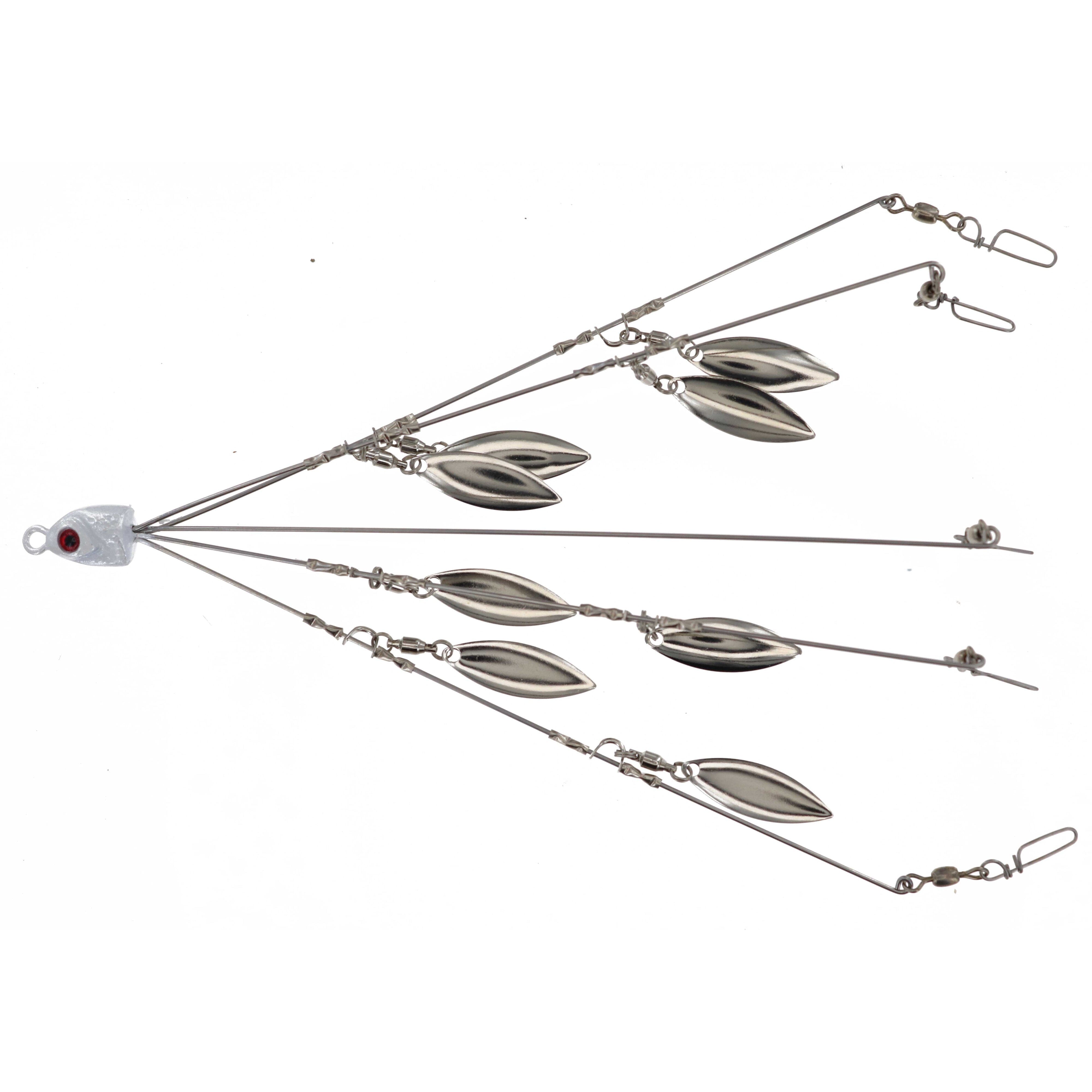 Georgia Blade A-Rig 8" 8 Nickel Blades 5-Wire 5-Hook-