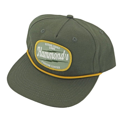 Hammond's Hat Old School Olive Gold Lighting Patch