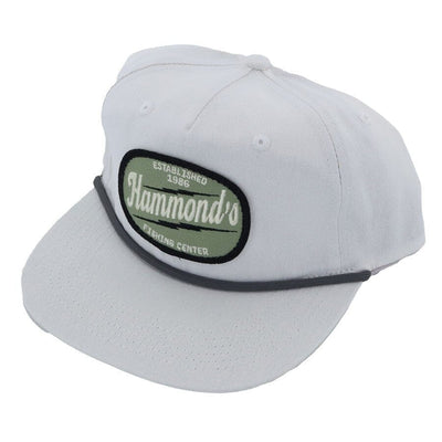 Hammond's Hat Old School White Gray Lighting Patch