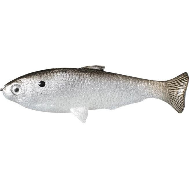 Huddleston Deluxe Weedless Shad-Silver Black-