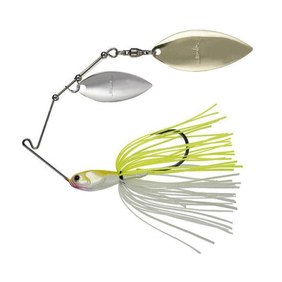 Molix Muscle Ant Double Willow Spinnerbait White Chartreuse