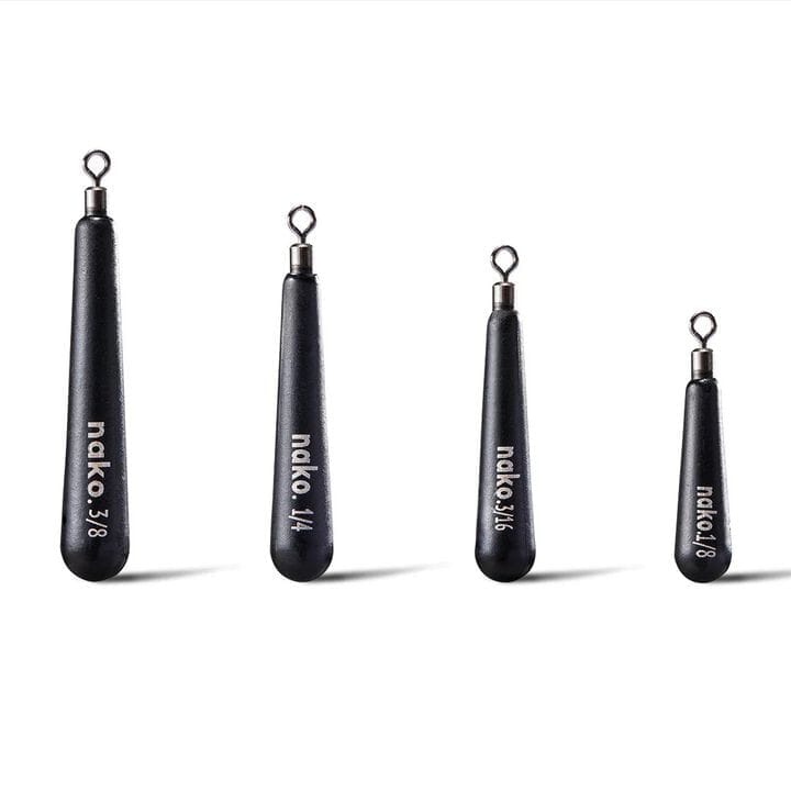 Nako Tungsten Free Rig Skinny Drop Shot Weights-