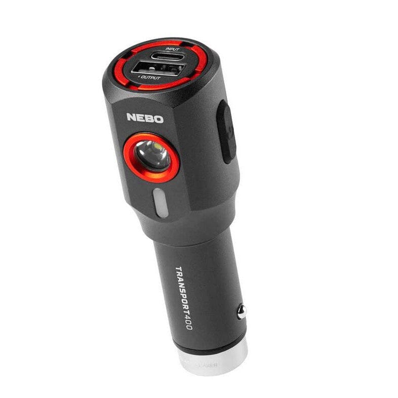 Nebo Transport 400 2 in 1 Car Charger Flashlight-