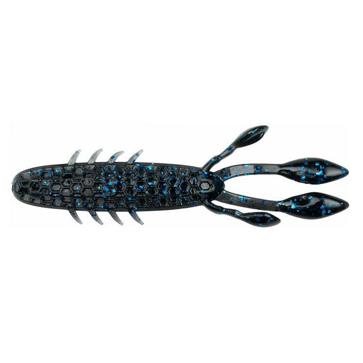 NetBait HexTek Eko Craw 3.5" Black and Blue-