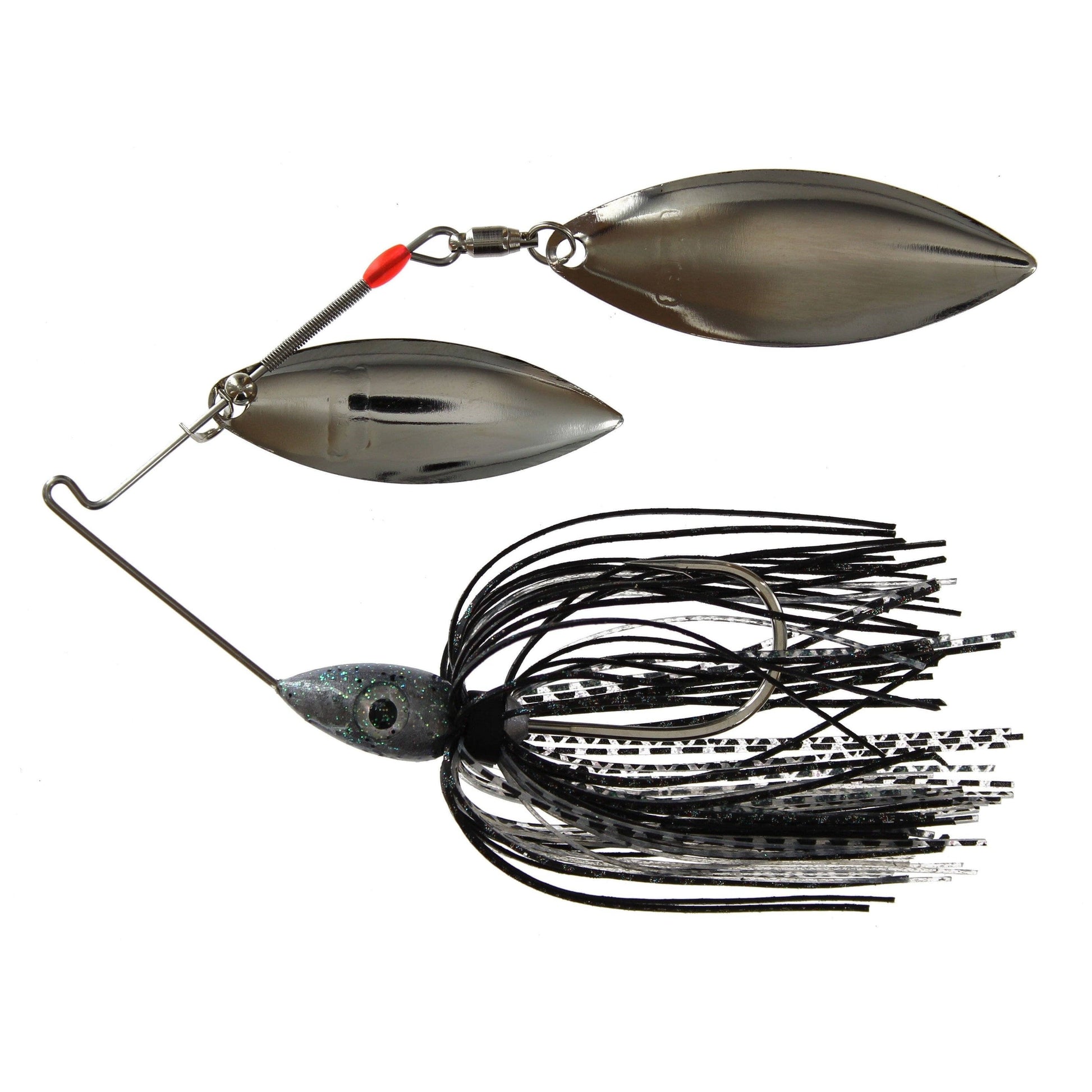 Nichols Pulsator Spinnerbait Double Willow Braxton's Crappie Nickel 1/2 oz 