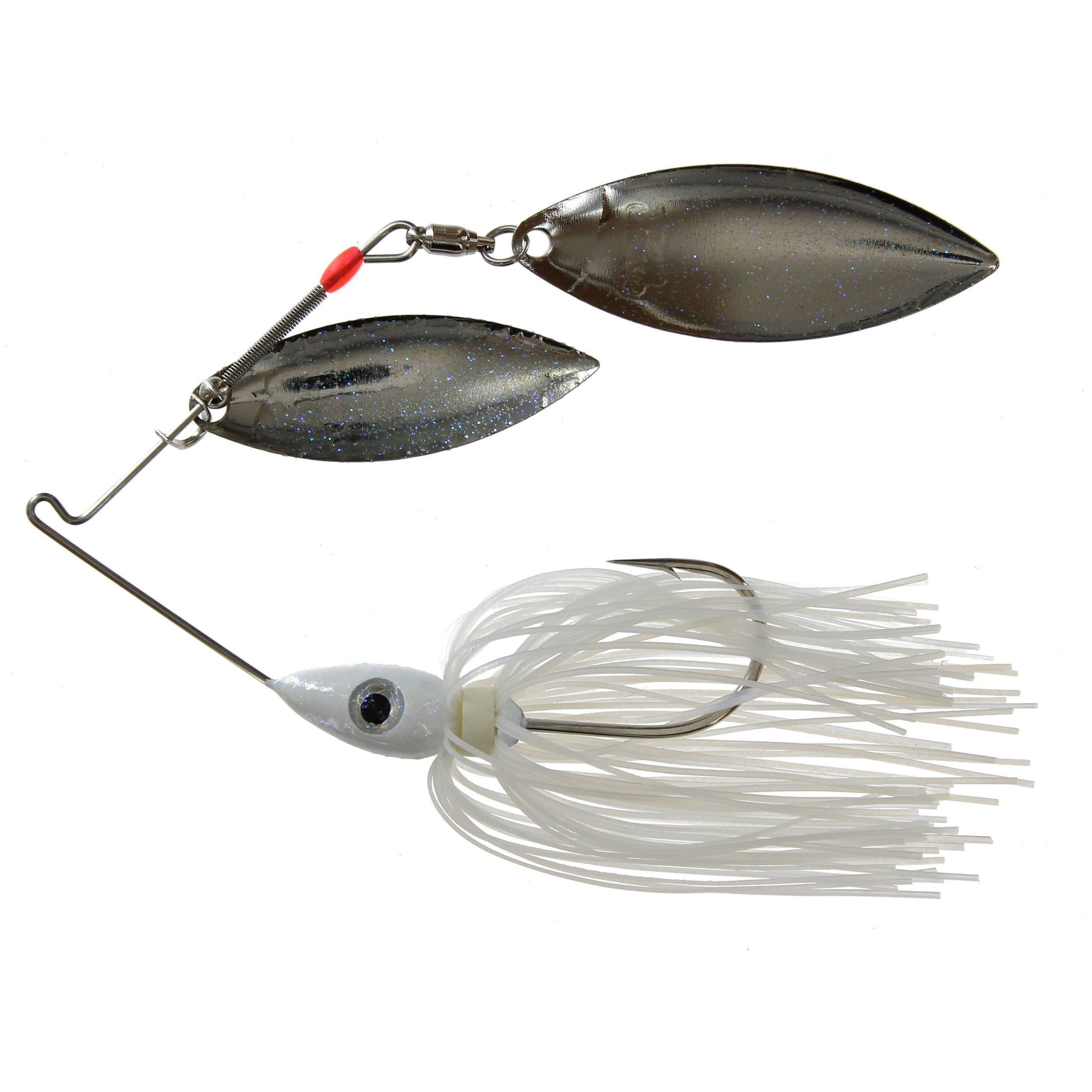 Nichols Pulsator Spinnerbait Double Willow Blue Shad Nickel 1/2 oz 