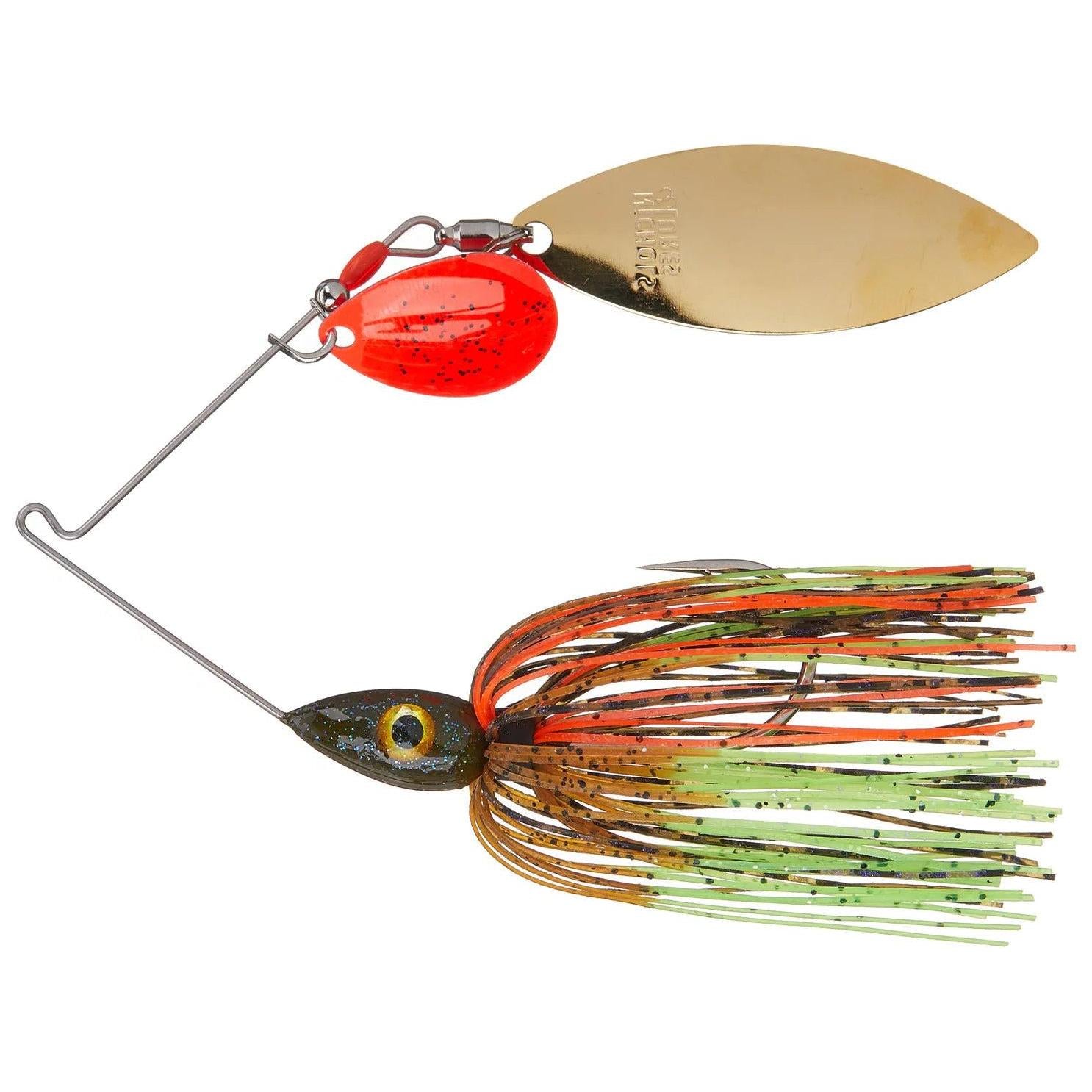 Nichols Pulsator Spinnerbait Kicker Series Colorado Willow Bluegill Red 
