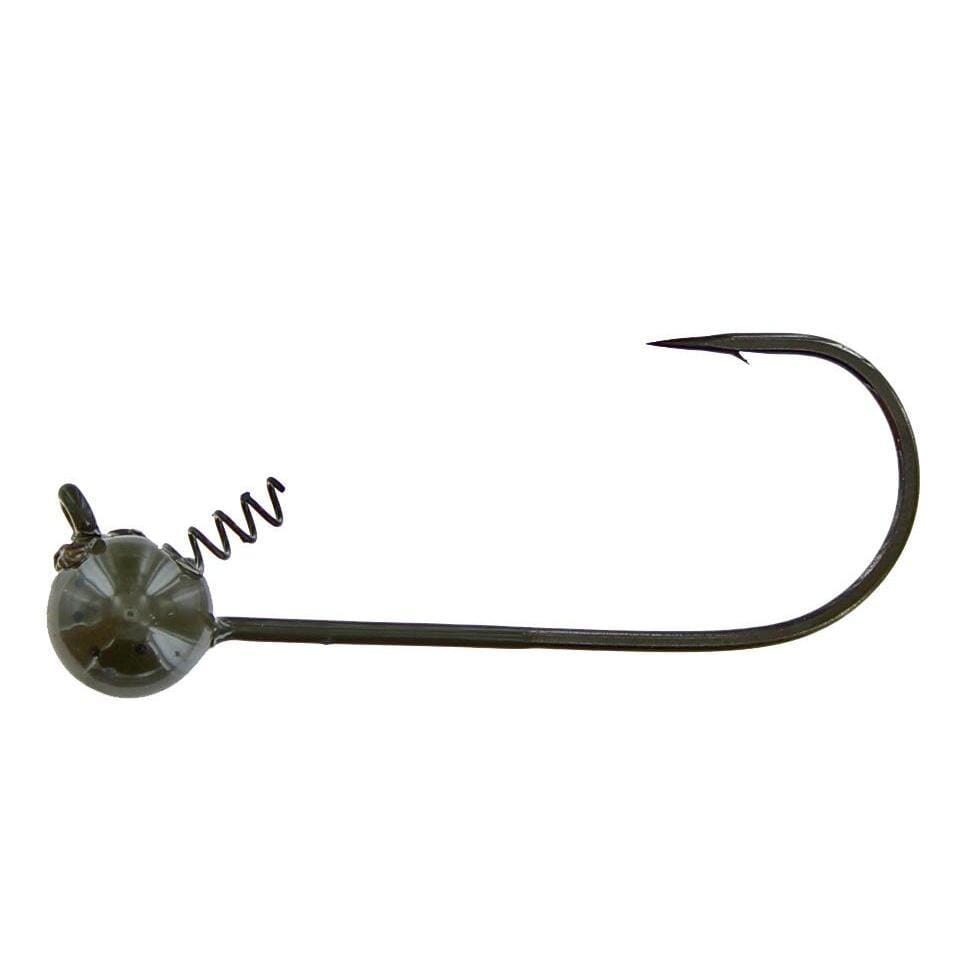 Picasso Shakedown Tungsten Jigheads 3Pk 1/4 oz Green Pumpkin 
