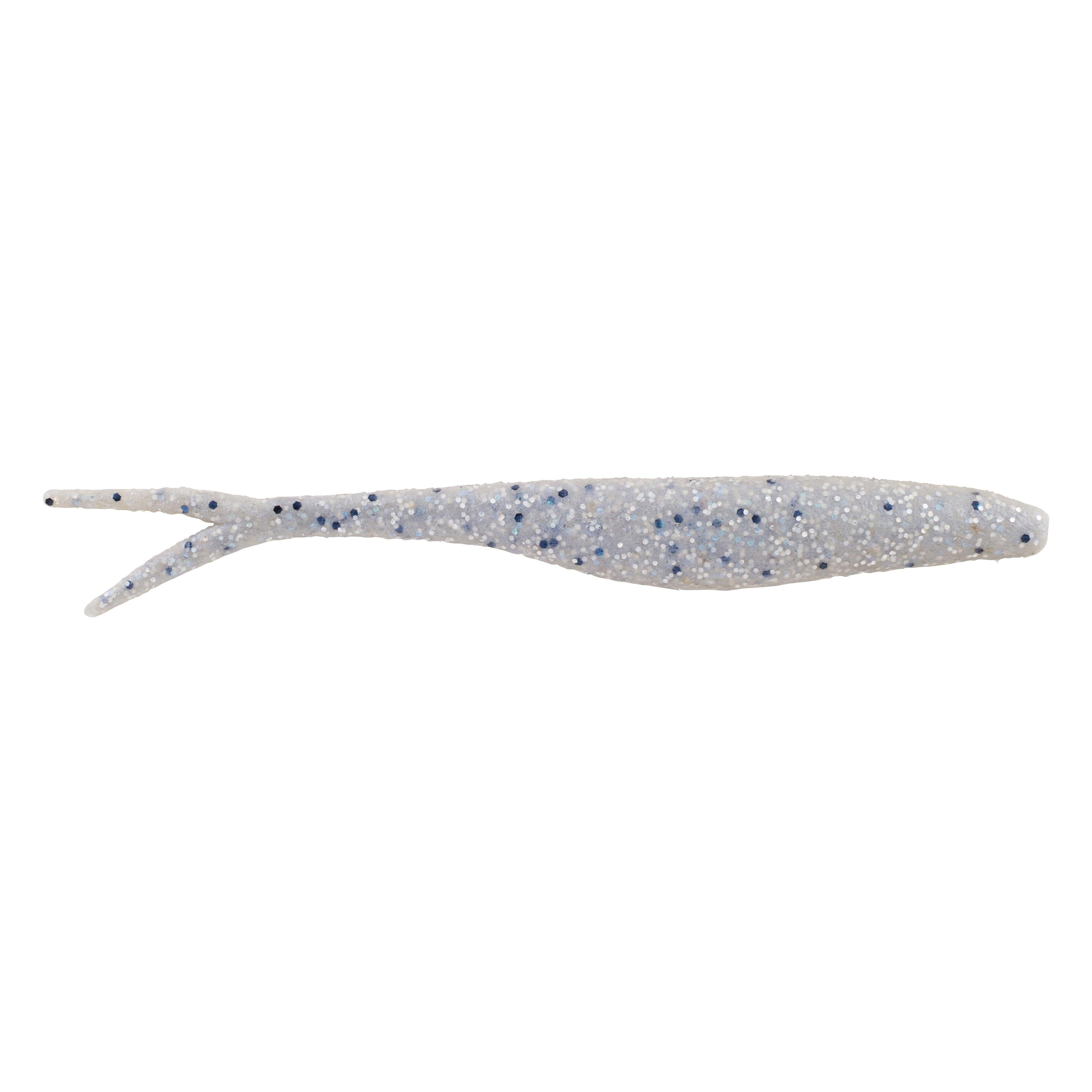 PowerBait MaxScent Flatnose Jerk Shad Blue Pearl Black Hologram 