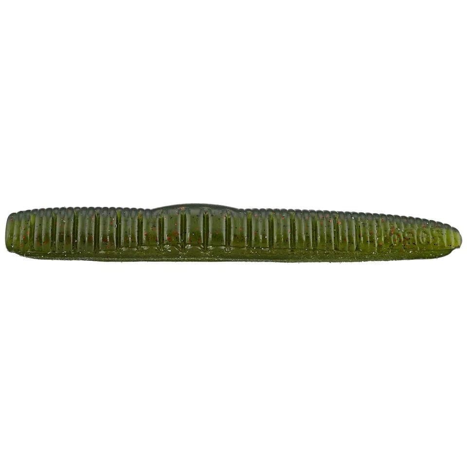 Roboworm Ned Worm Watermelon Red Black Flk 4.5" 6pk 