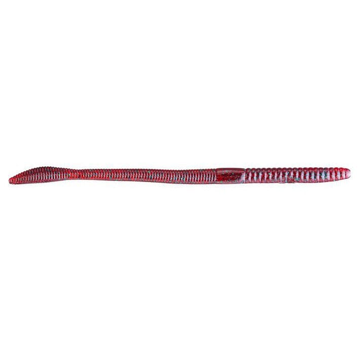 Strike King KVD Perfect Plastic Bullworm 10"-Red Bug-