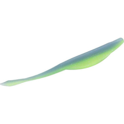 Yamamoto 5" D Shad Chartreuse/Electric Blue