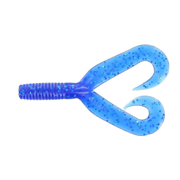 Zoom Creepy Crawler Tail 3'' Sapphire Blue 16Pk