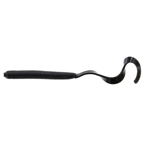 Zoom Curly Tail 4'' Black 20Pk