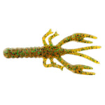 Zoom Lil Critter Craw 3'' Rootbeer Pepper Green 12Pk
