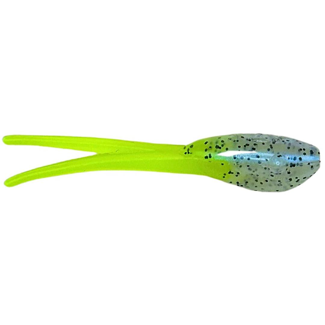 ATX Lure Wicked Shad 1.5" 14pk ATX Milk/Chart Tail 