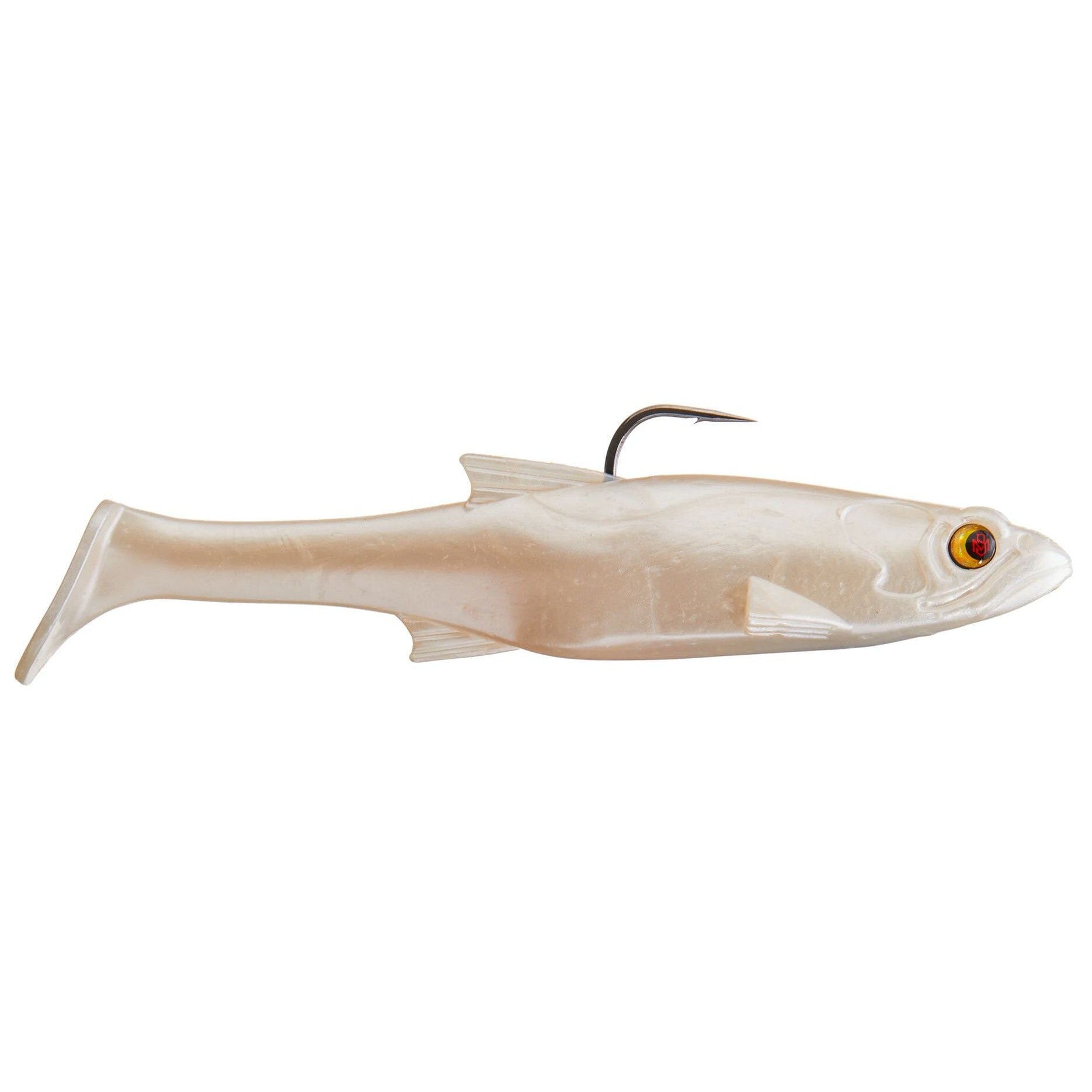 Bass Mafia Daingerous Loaded Swimbait 6" Blue Back Herring-Albino-Shallow-