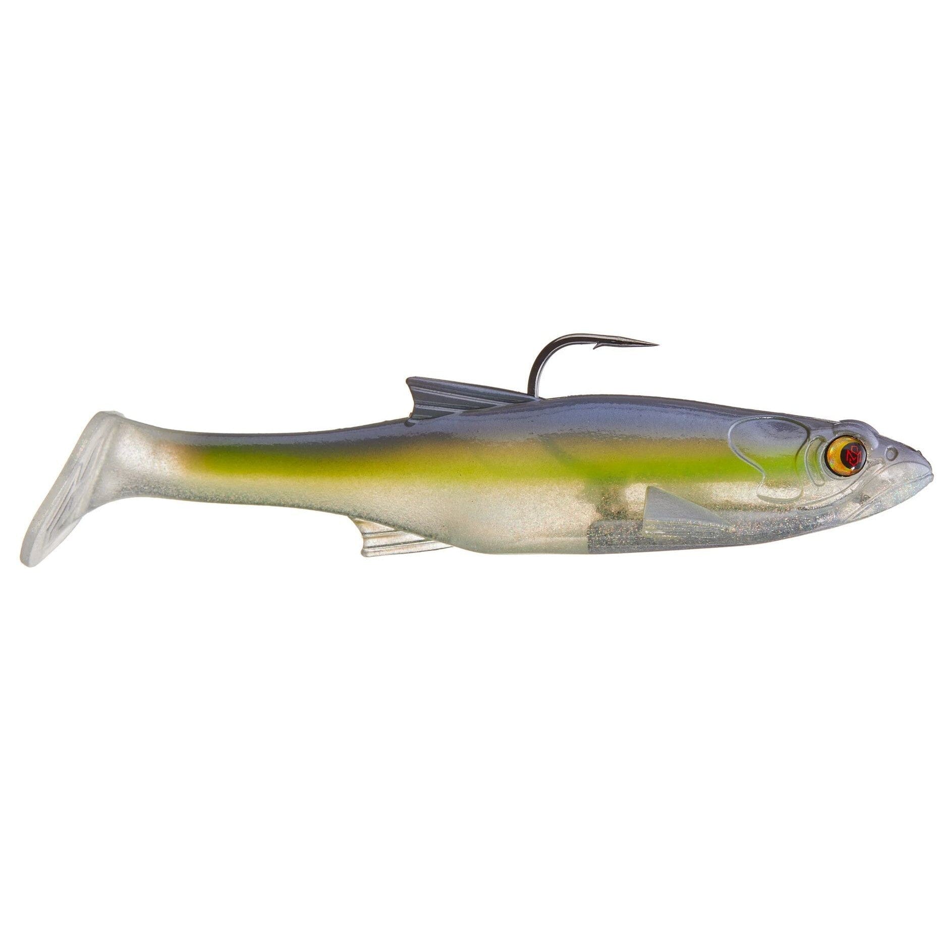 Bass Mafia Daingerous Loaded Swimbait 6" Blue Back Herring-Blue Back Herring-Shallow-