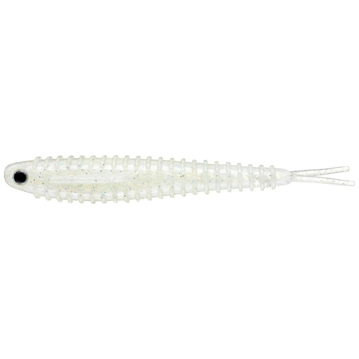 BassMooch Shimmy Shad 4.0" 6pk Silver Rainbow 