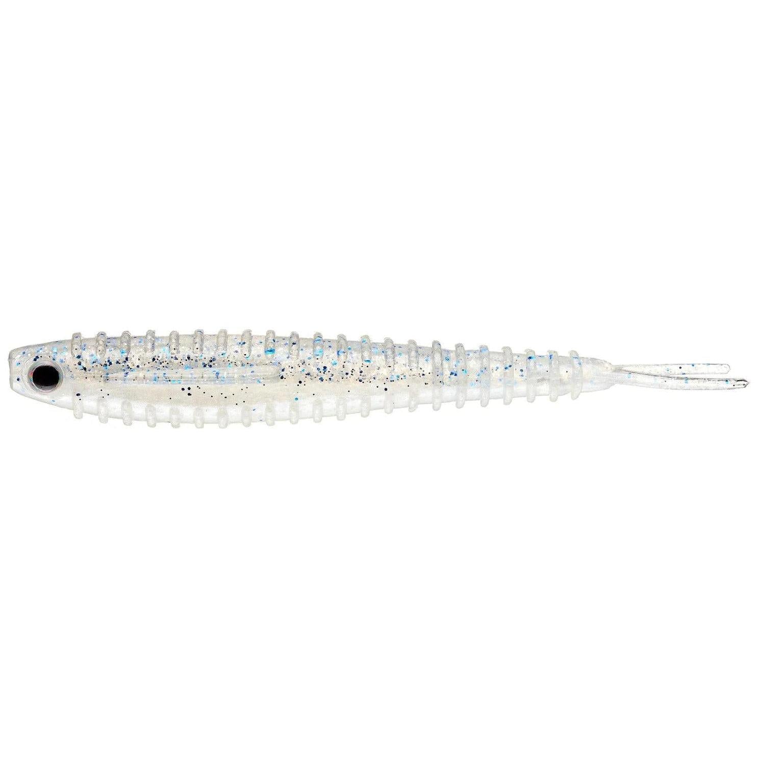 BassMooch Shimmy Shad 4.0" 6pk Smokey Shad 