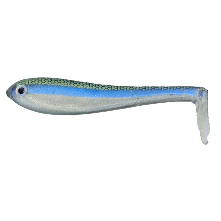 Basstrix Paddle Tail Swimbait-Blue Back Herring-4" 4pk-