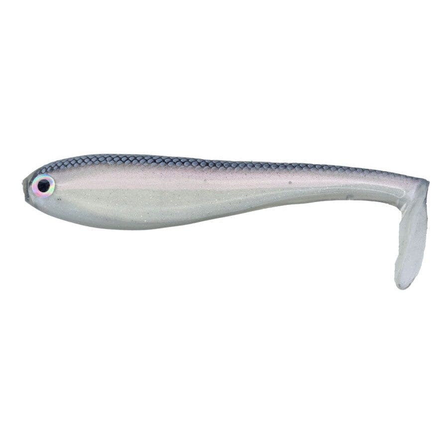 Basstrix Paddle Tail Swimbait Tennessee Shad 4" 4pk 