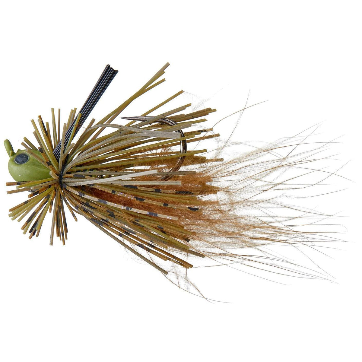 Beast Coast Hand-Tied Hustler Hybrid Finesse Jig Stealth Pumpkin 3/8oz 