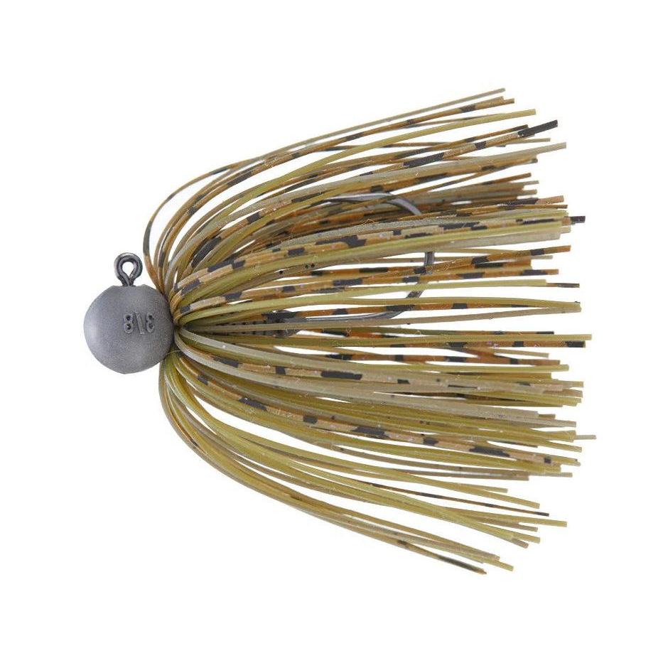 Beast Coast Hand-Tied L-Metal Compound OW Sniper Jig Stealth Pumpkin 1/4 