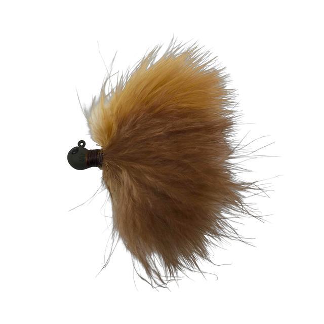 Beast Coast Super Fly Hair Jig Natural Olive Pumpkin 3/16 