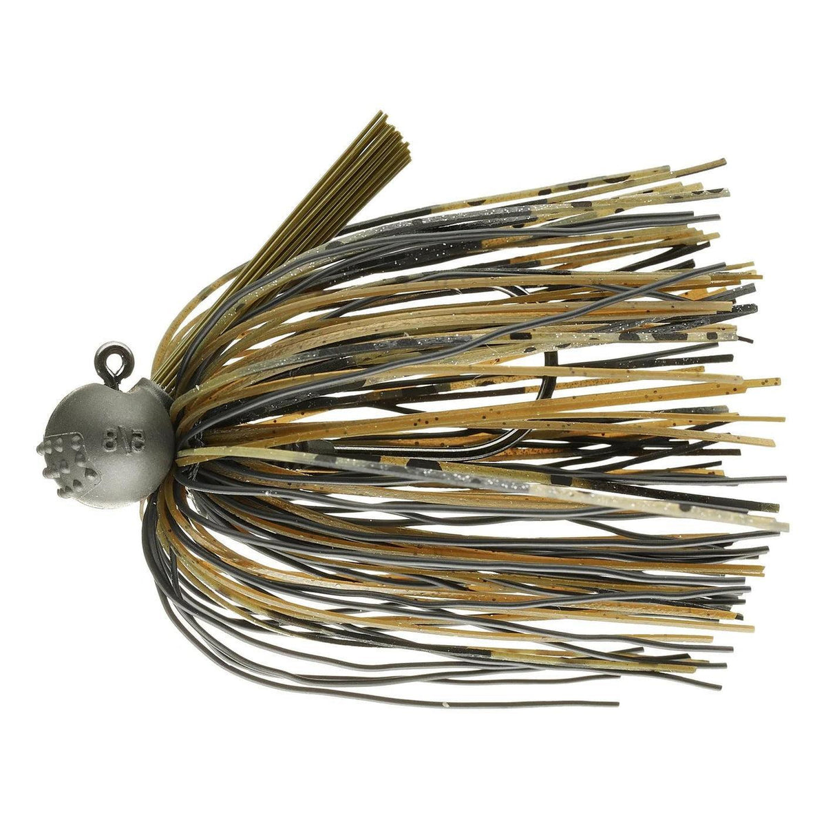 Beast Coast Tungsten Hand-Tied Compound Baby Dozer Jig Stealth GPB 7/16 