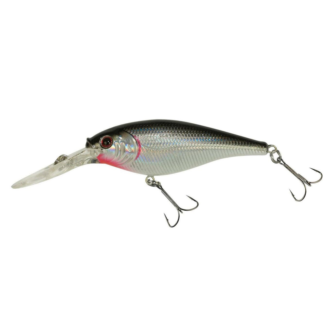 Berkley Flicker Shad-Black & Silver-7-