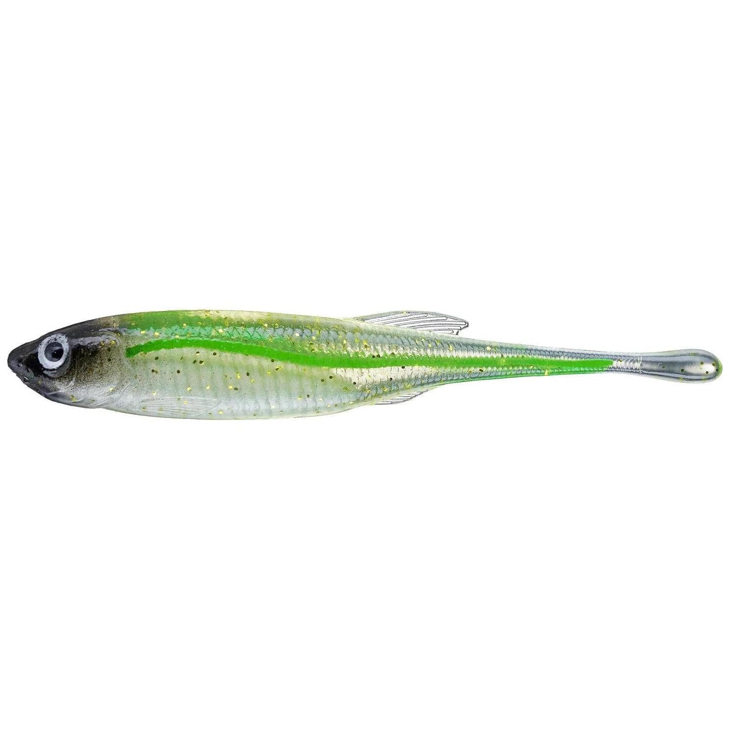 Berkley PowerBait Drip Minnow-Green-4" 5pk-