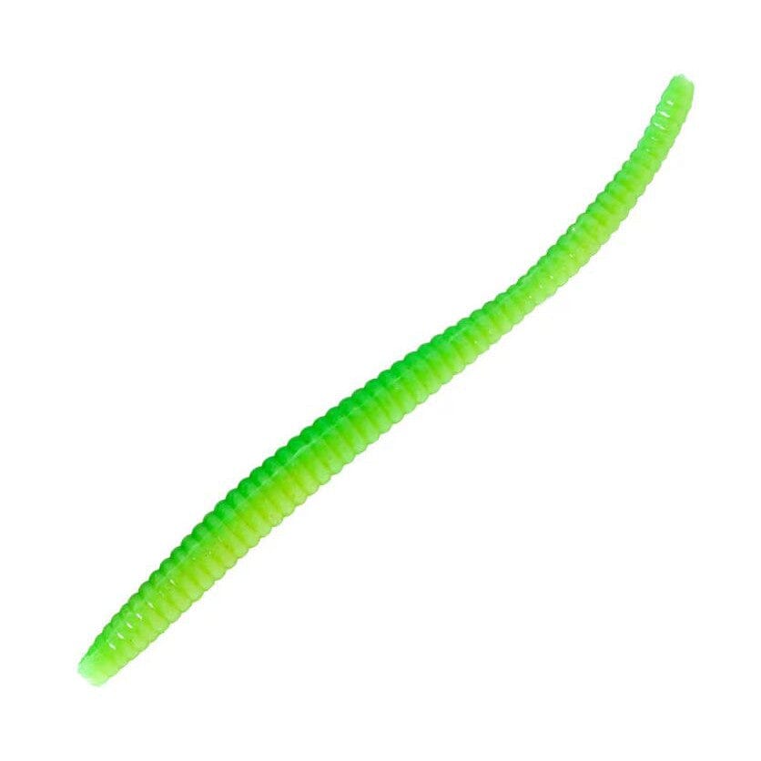 Berkley PowerBait Floating Trout Worm 3"-Green Chartreuse-Regular-