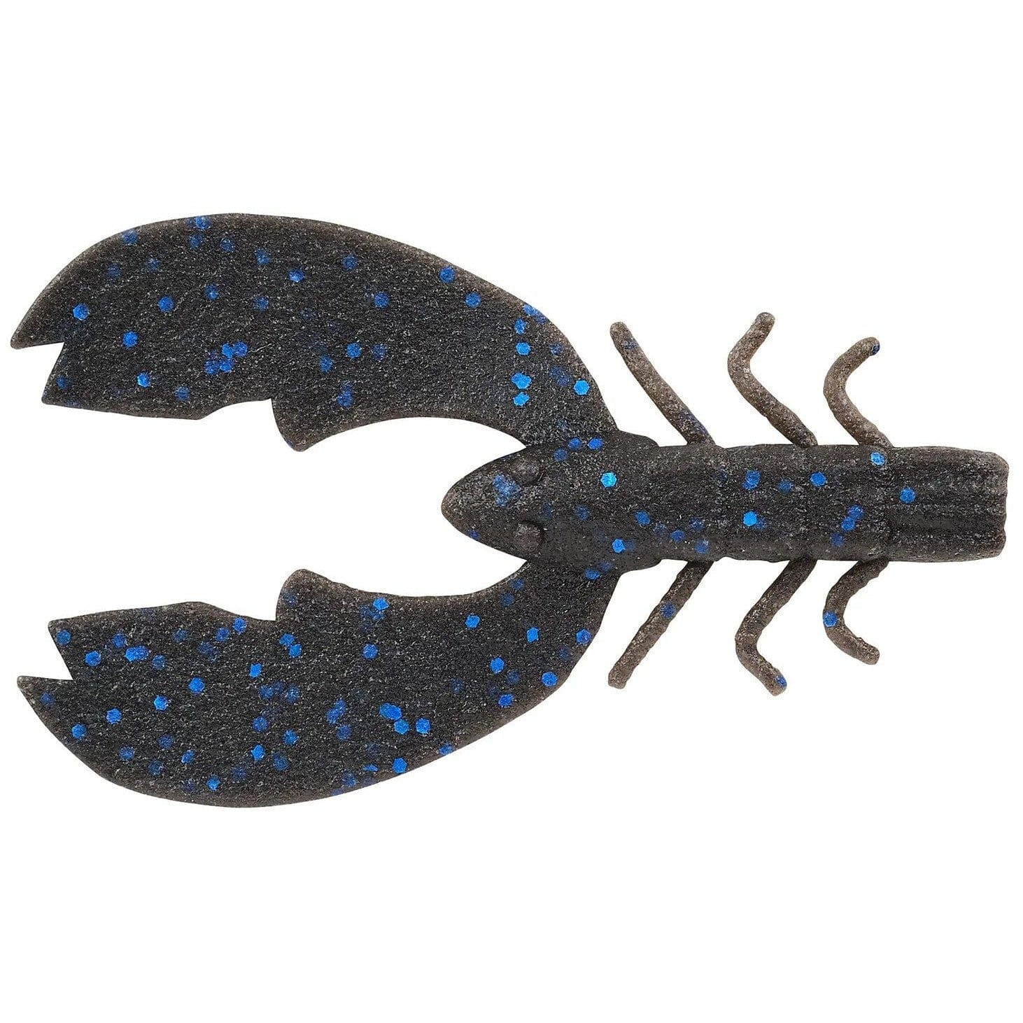 Berkley Powerbait Maxscent Chigger Craw Black Blue 3" 8pk 