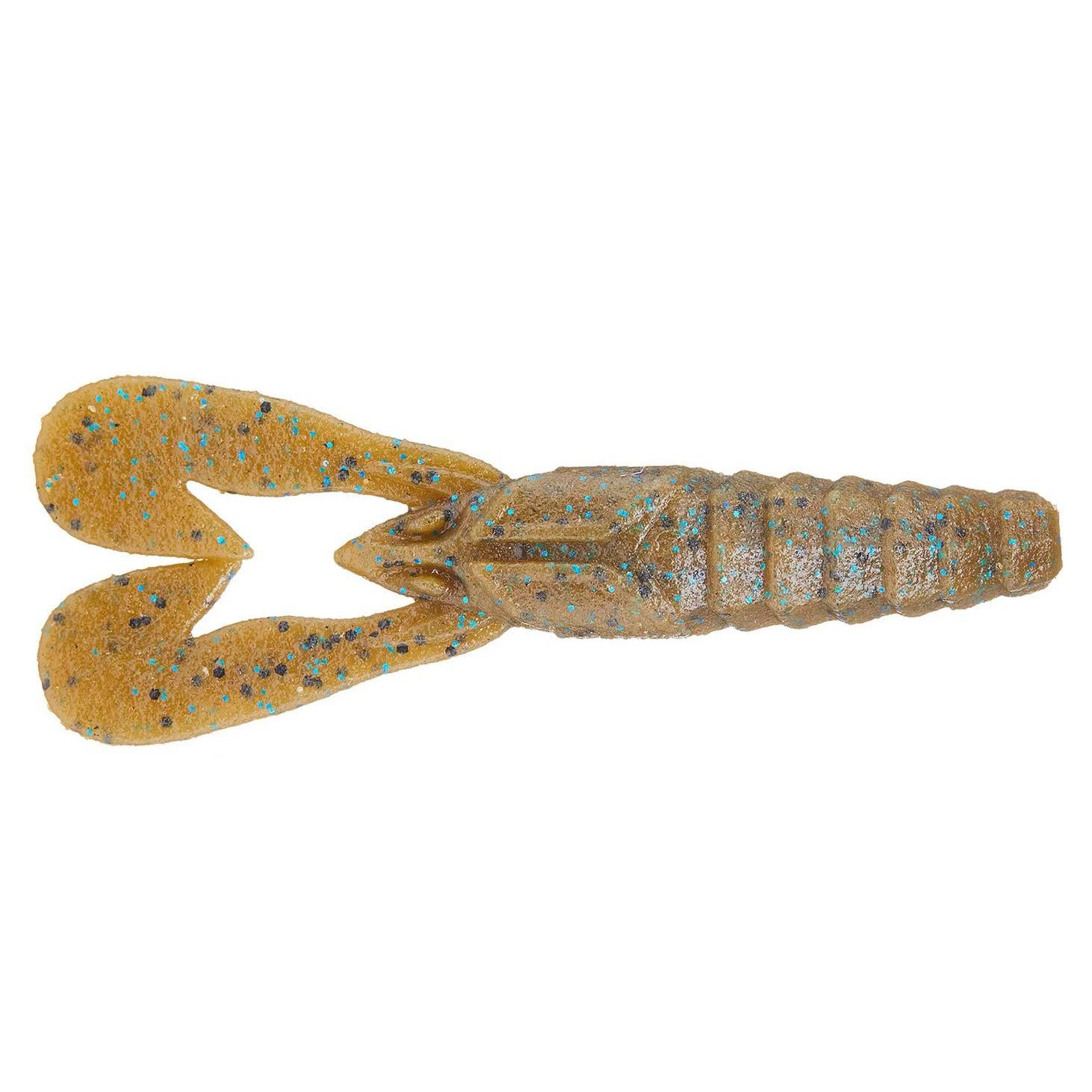 Berkley PowerBait Maxscent Stank Bug Green Pumpkin Blue 3.5" 8pk 