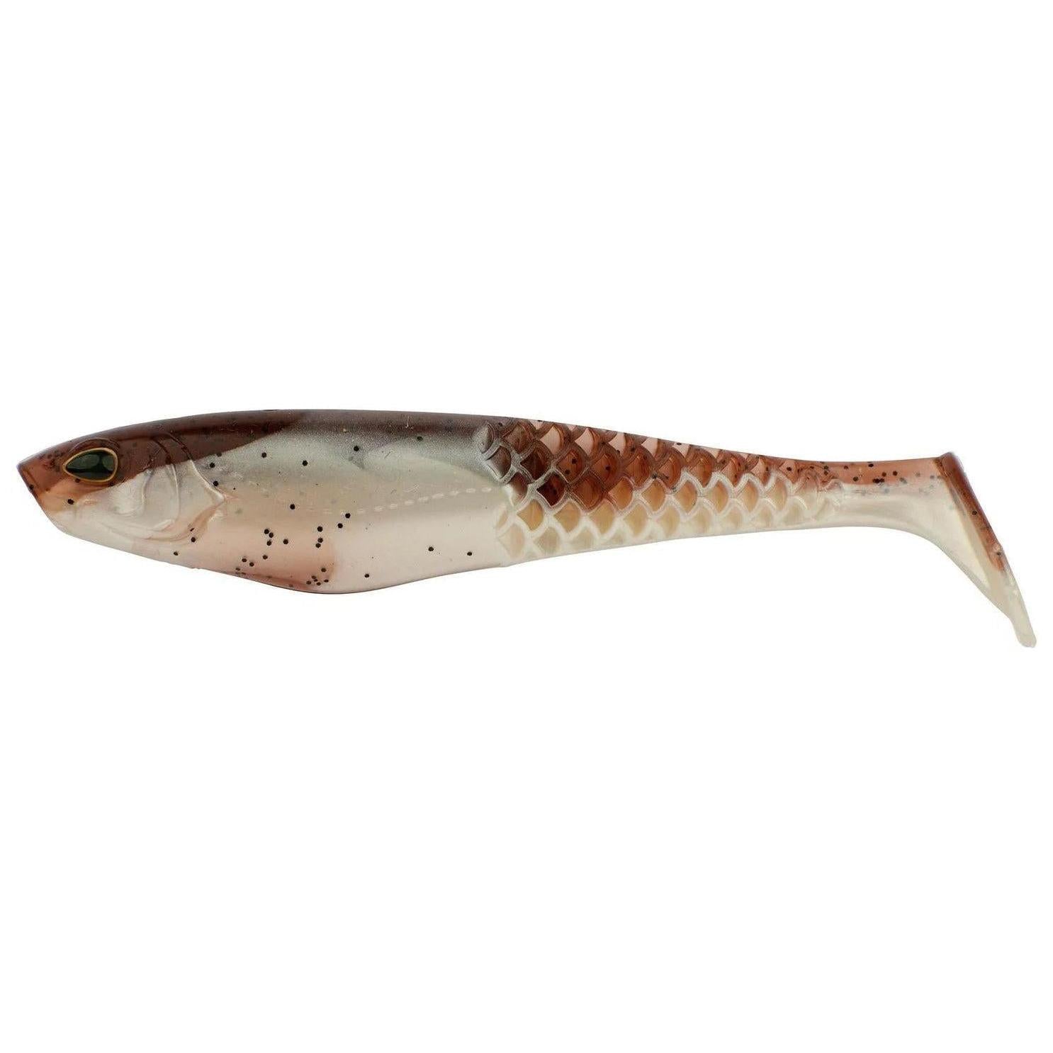 Berkley PowerBait Unrigged CullShad Swimbait Green Pumpkin Pearl White 5" 3pk 
