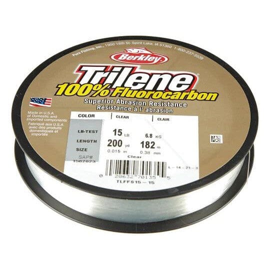 Berkley Trilene 100% Fluorocarbon Line Clear 