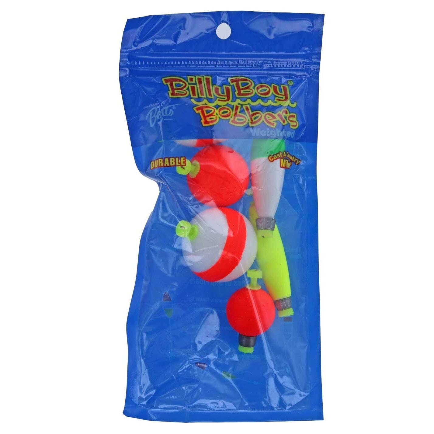 Betts Assortment Bobbers-Weighted Floats 6pk #94-
