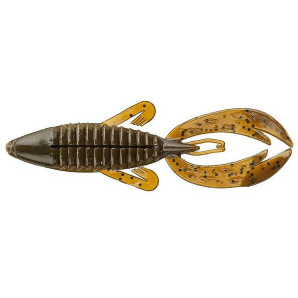 Big Bite Baits Fighting Frog-4" 7pk-Green Pumpkin-