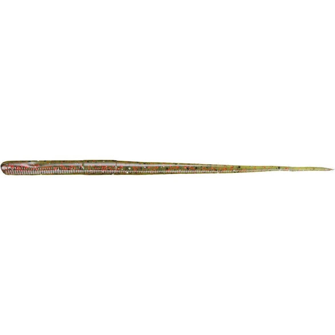 Big Bite Baits Shaking Squirrel Worm-Watermelon Red Flake-6" 10pk-