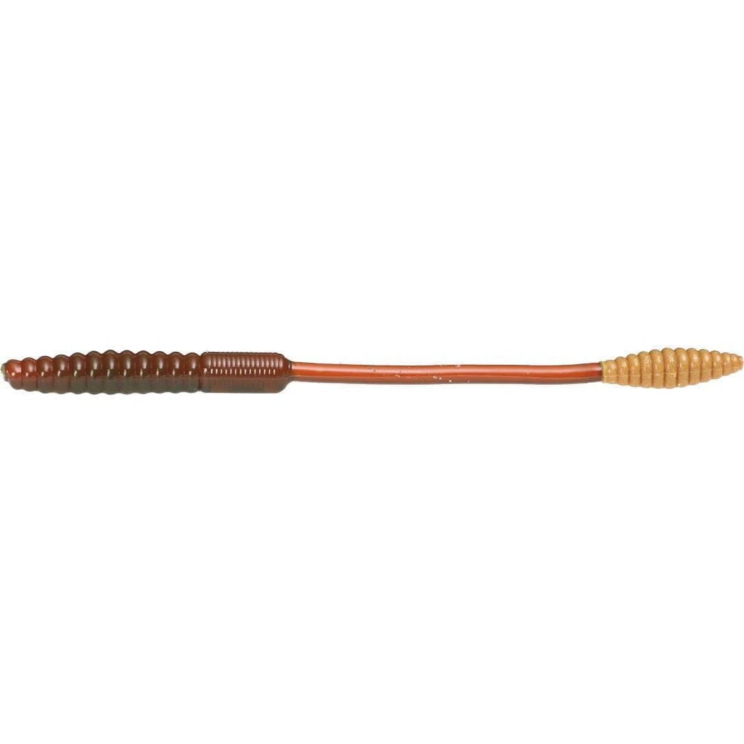 Big Bite Baits Squirrel Tail Worm-Motoroil-6" 10pk-