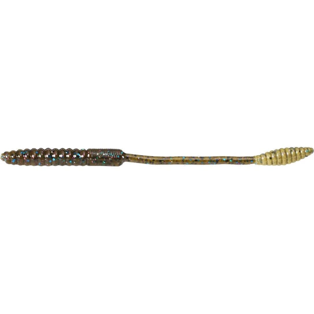 Big Bite Baits Squirrel Tail Worm-Tilapia-6" 10pk-