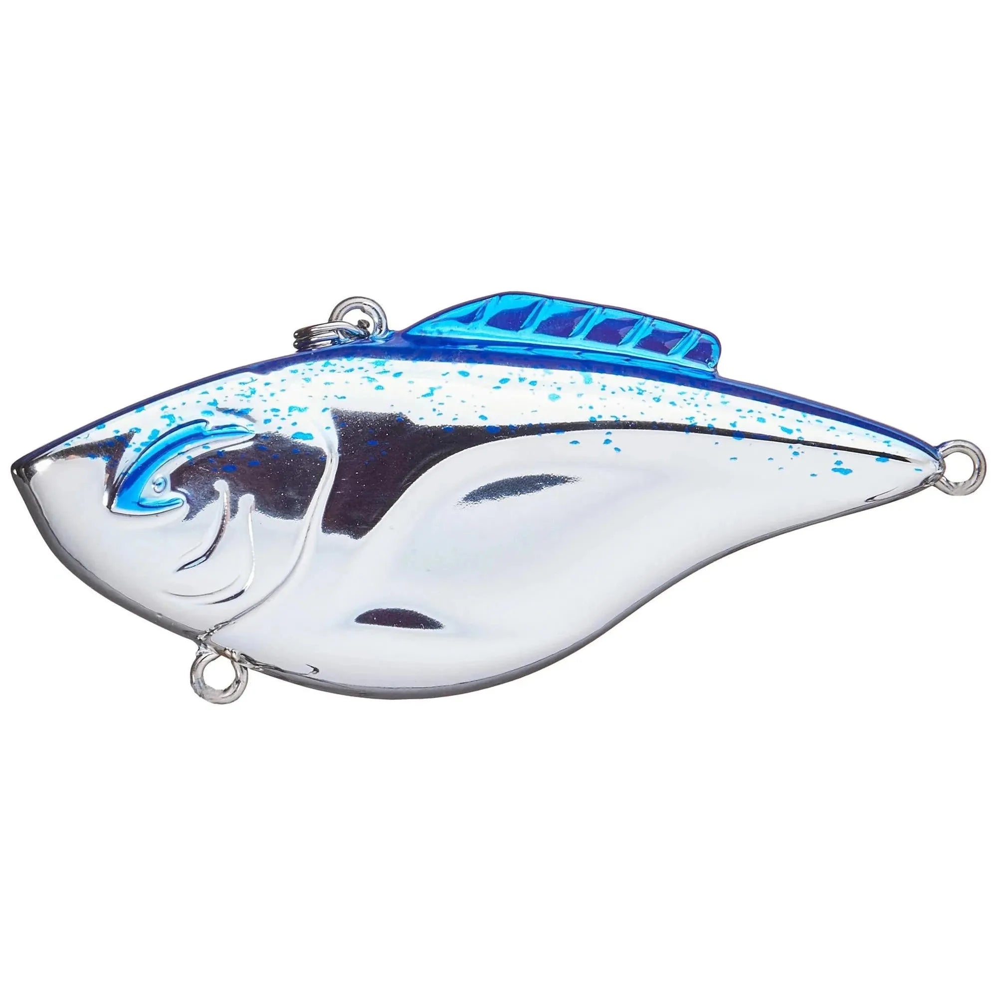 Bill Lewis Hammer Trap Chrome Blue Splatter Back