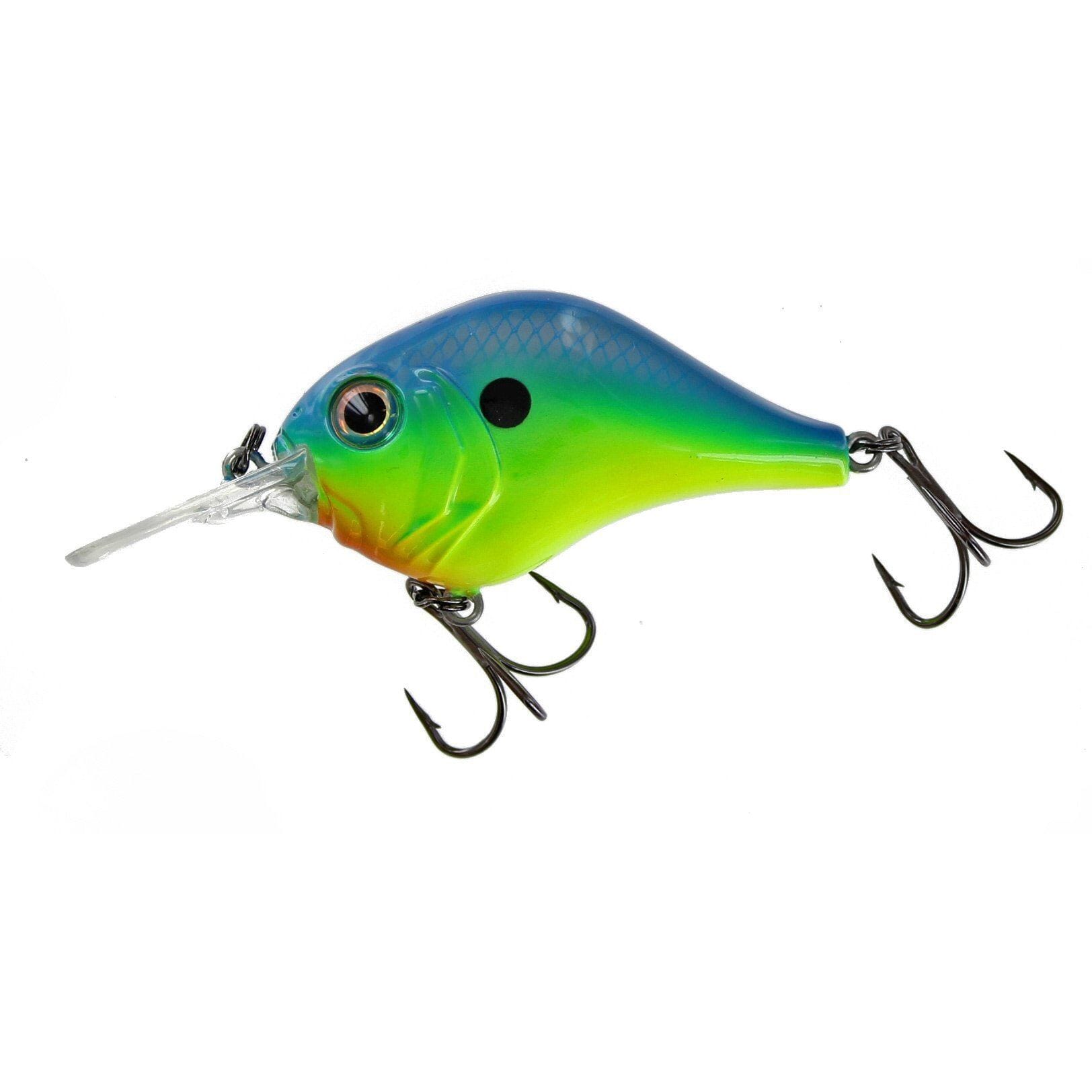 Bill Lewis Mr-6 Crankbait-Blue Chartreuse-
