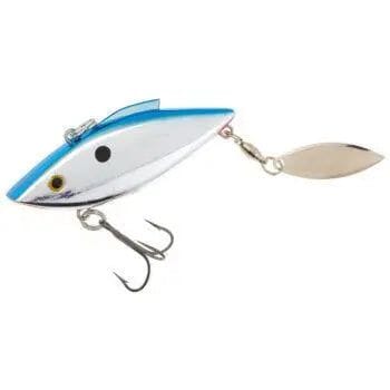 Bill Lewis Rat-L-Trap Chrome Blue Back 1/4 oz Willow Blade 