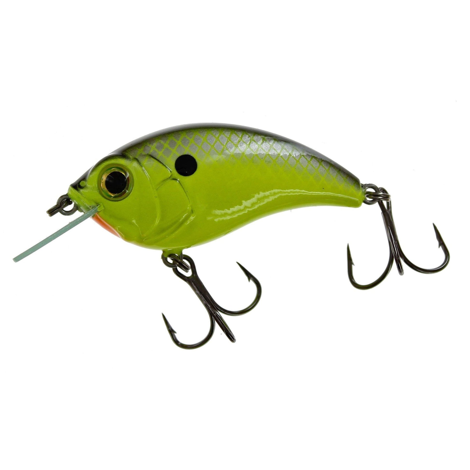 Bill Lewis Sb-57 Squarebill Crankbait-Chartreuse Shiner-