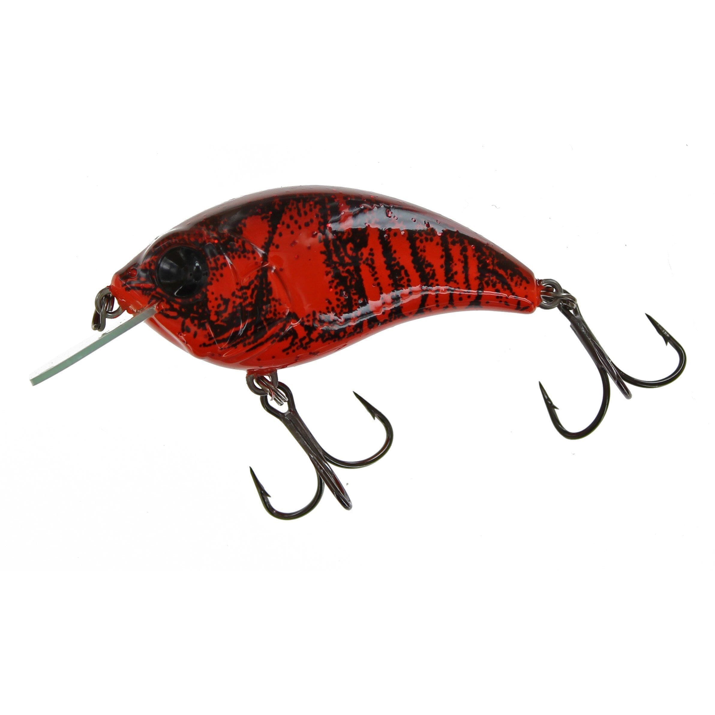 Bill Lewis SB-57 Squarebill Crankbait Red Glitter Craw